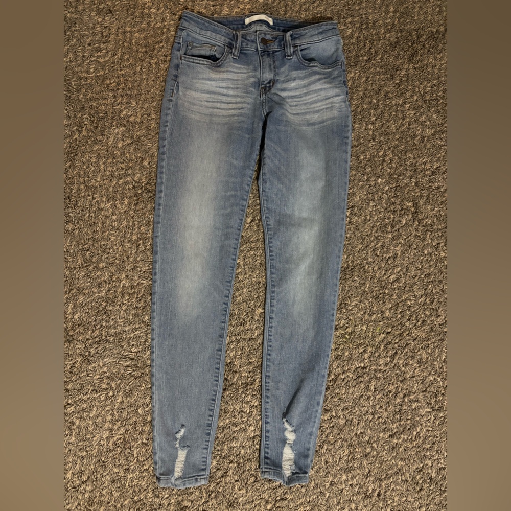 Classic Blue Denim Skinny Jeans